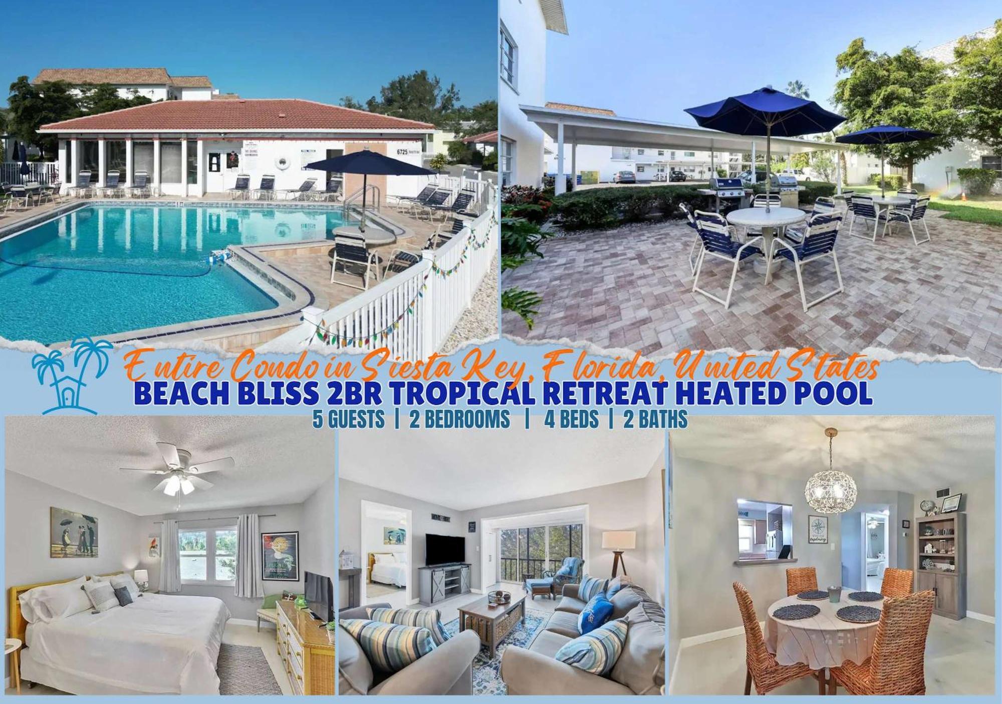 2 Bed 2 Bath Centrally Located On Siesta Key Villa Sarasota Exterior foto